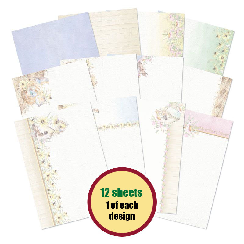 (image for) Spring Birdsong Luxury Inserts (12 Sheets)