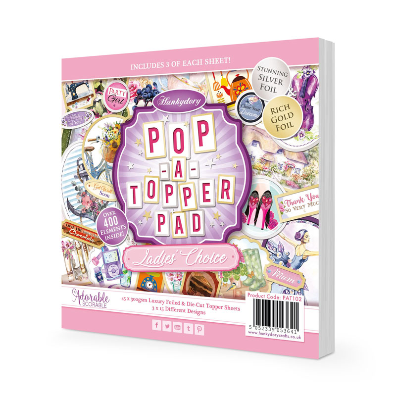 Pop-A-Topper Pad, Ladies Choice, 45 Sheets (PAT102)