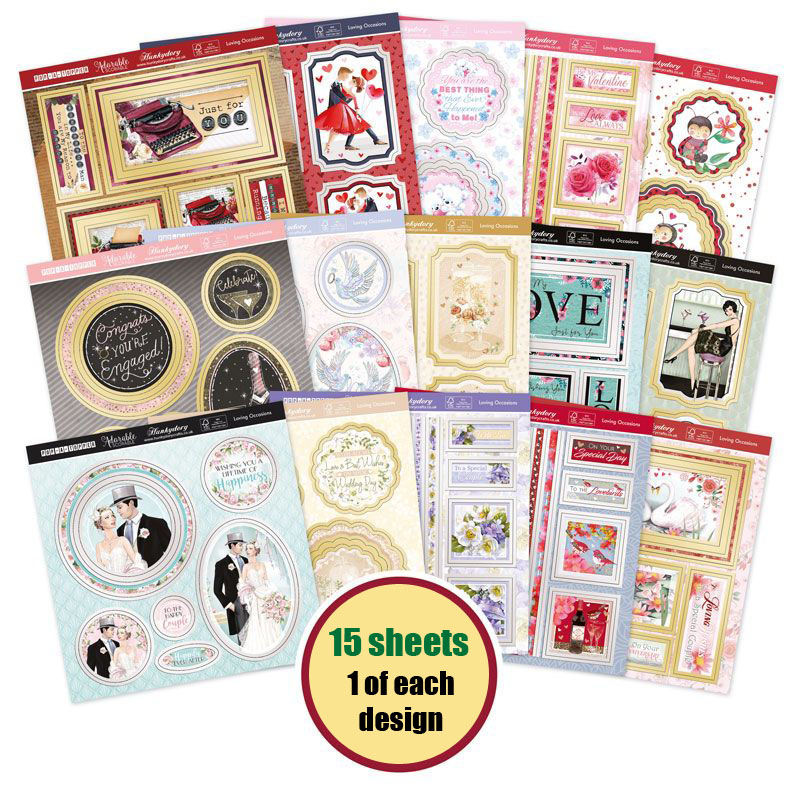 Pop-A-Topper, Loving Occasions, 15 Sheets (PAT106)