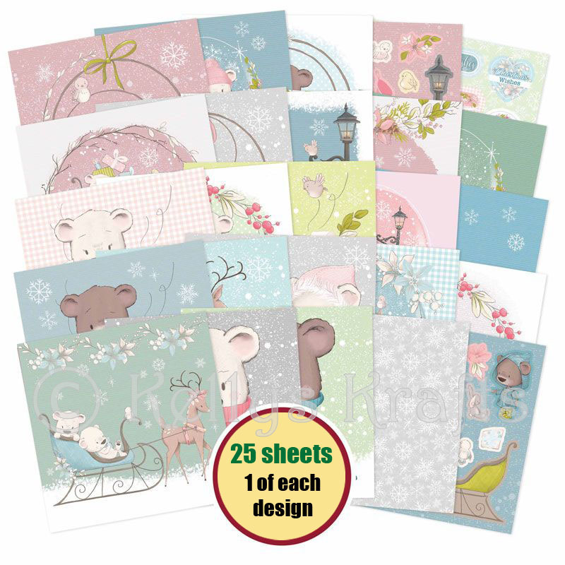 The Little Book Of Snow Adorable, 25 Sheets (LBSQ136)