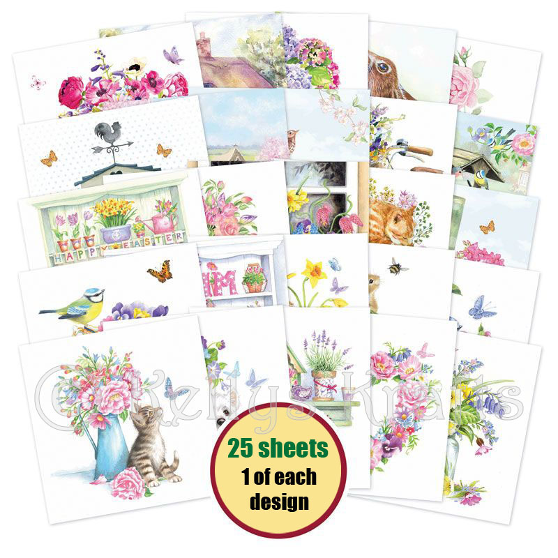 (image for) The Little Book Of Springtime Wishes, 25 Sheets (LBSQ139)