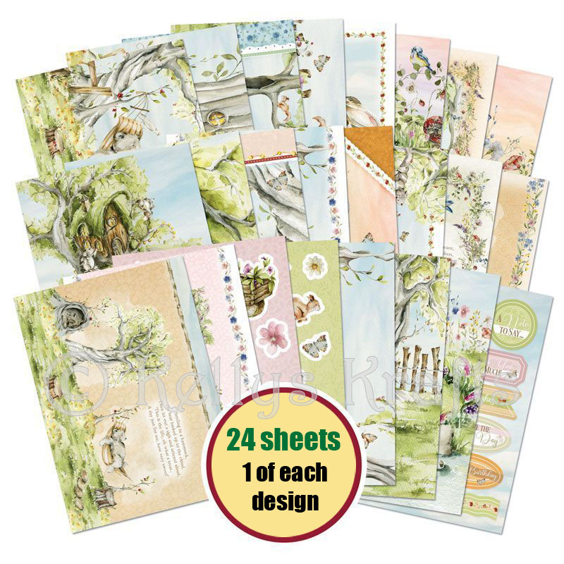 The Little Book Of Storybook Woods, 24 Sheets (LBK296)