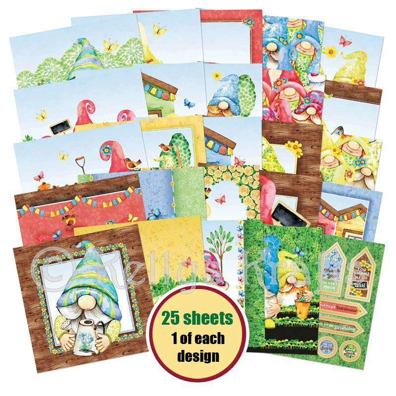 The Little Book Of Gnome Sweet Gnome, 25 Sheets (LBSQ150)