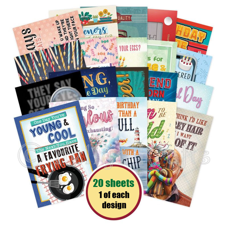 (image for) The Little Book Of Birthday Humour, 20 Sheets (LBK335)