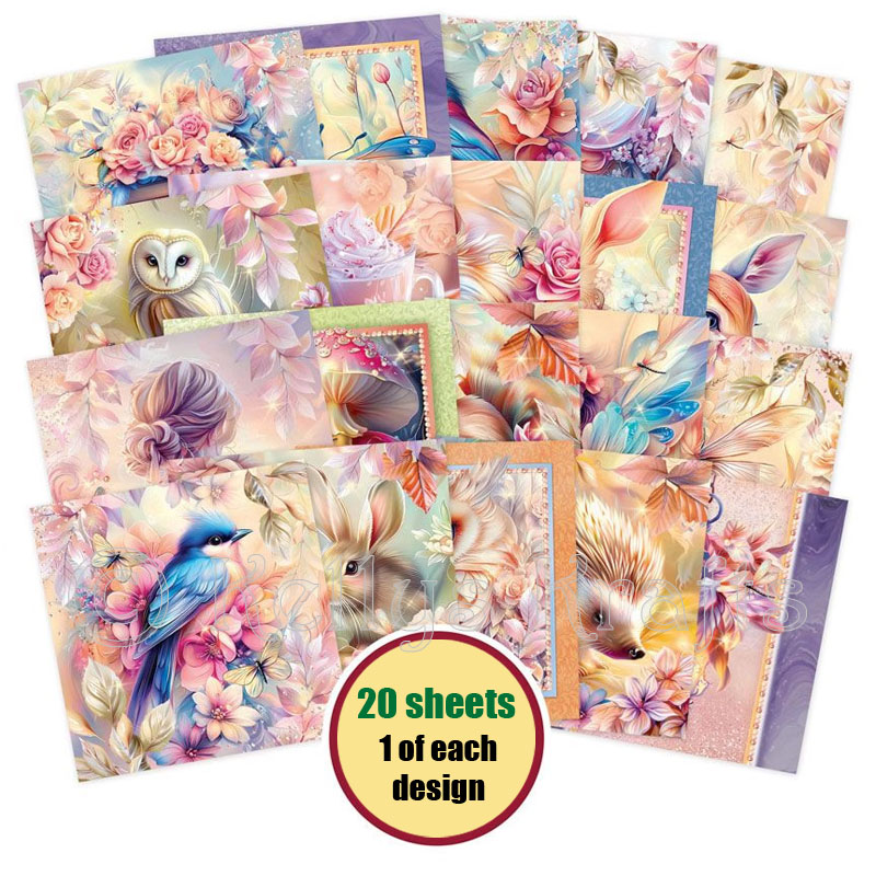 The Little Book Of Enchanted Glades, 20 Sheets (LBSQ170) (image for) The Little Book Of Enchanted Glades, 20 Sheets (LBSQ170)
