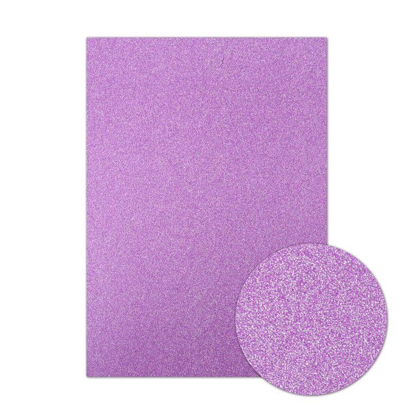 Diamond Sparkles A4 Shimmer Card - Purple (1 sheet)
