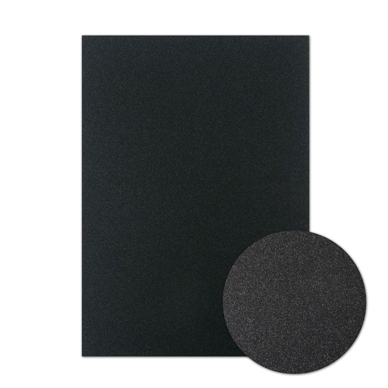 Diamond Sparkles A4 Shimmer Card - Black (1 sheet)