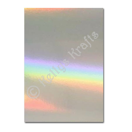 Rainbow Holographic A4 Mirri Card (1 sheet)