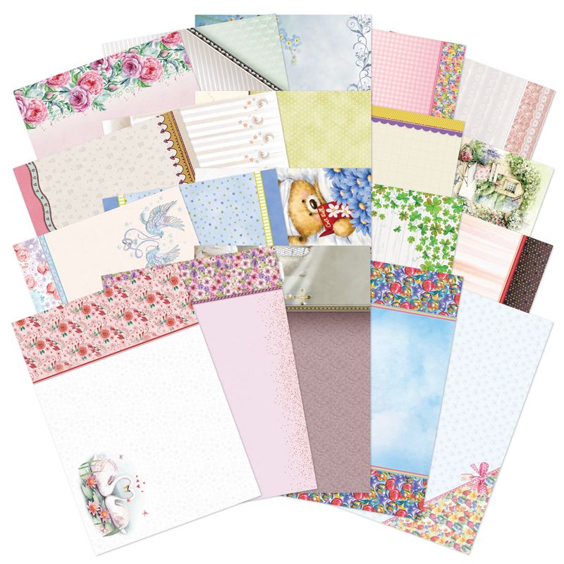 A4 Patterned Card - All Occasions Mix (20 Sheets) - Click Image to Close