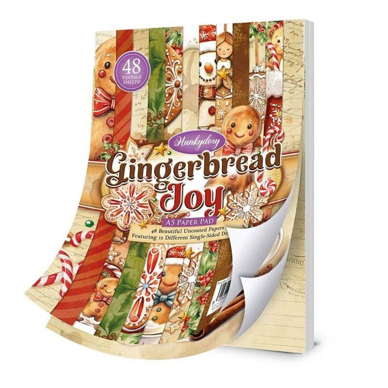 (image for) Gingerbread Joy A5 Paper Pad (48 sheets)