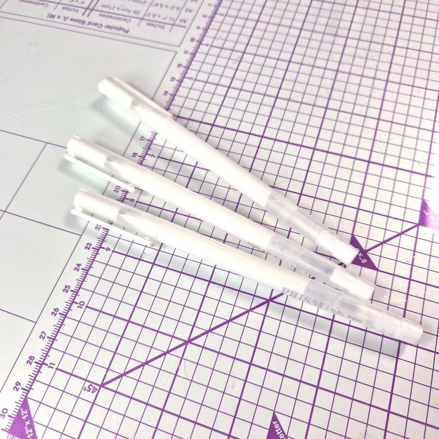 Prism Gel Pens - Hunkydory - White (3 Pens) (image for) Prism Gel Pens - Hunkydory - White (3 Pens)