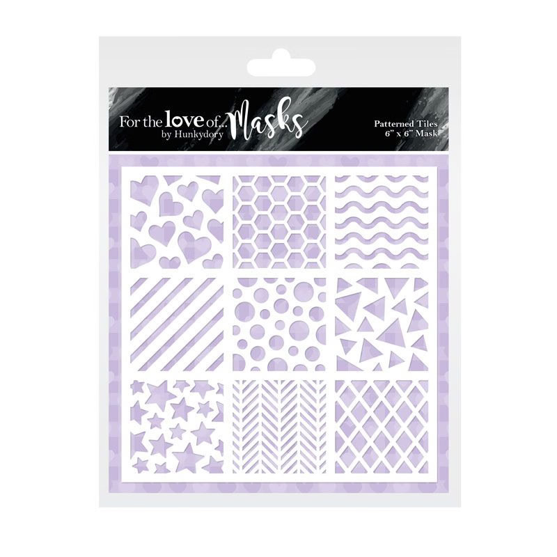 For The Love of Masks, Stencil - Patterned Tiles (FTLM514) (image for) For The Love of Masks, Stencil - Patterned Tiles (FTLM514)