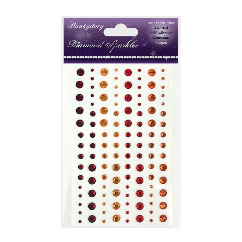 (image for) Diamond Sparkles Gemstones, Radiant Reds (120 Pieces)