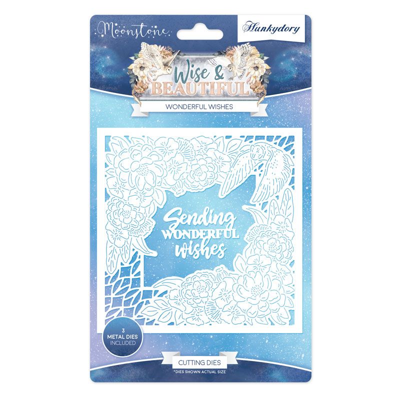 (image for) Moonstone Cutting Die, Wise & Beautiful, Wonderful Wishes (MSTONE235)