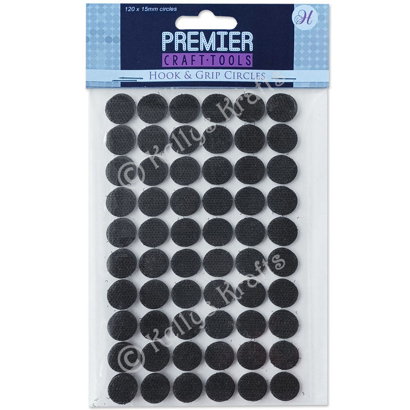 (image for) Premier Craft Tools - Hunkydory, Hook & Grip Circles (Pack of 120) PCT57