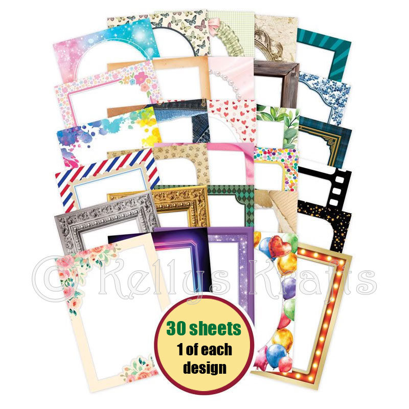 (image for) The Little Book Of Frames, 30 Sheets (LBKFRAME101)