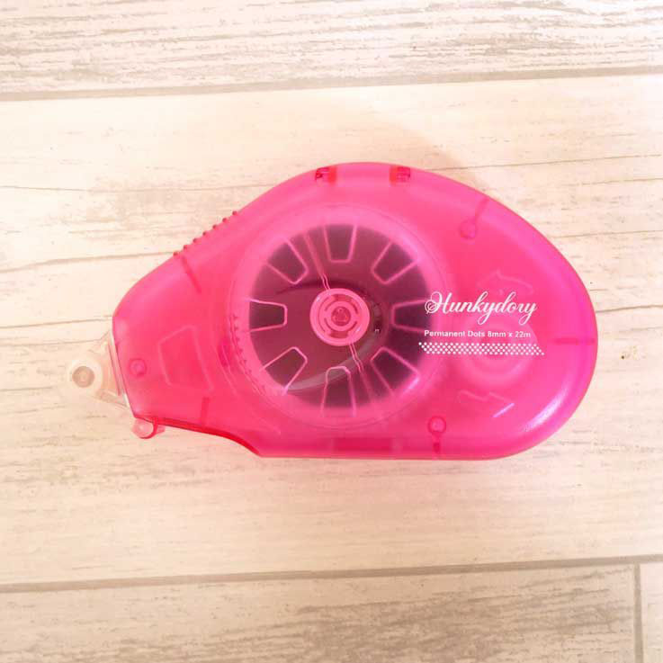 (image for) Tape Runner - Permanent Dots, by Hunkydory (Pink Case)