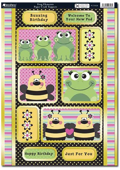 Kanban Craft Toppers - Frogs Elements (PCT9328)
