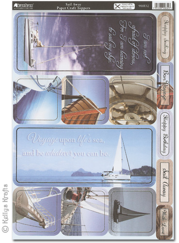 Kanban Craft Toppers - Sail Away, Boating/Yachting (900832)