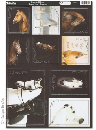 Kanban Craft Toppers - Beautiful Horses (900861)