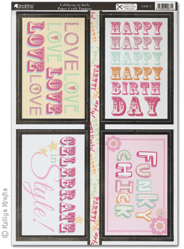 Kanban Craft Toppers - Celebrate In Style (900871)