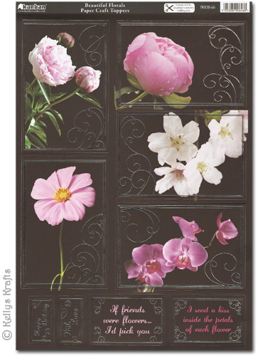 Kanban Craft Toppers - Beautiful Florals (900846)