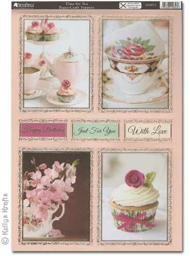 Kanban Craft Toppers - Time For Tea (900853)