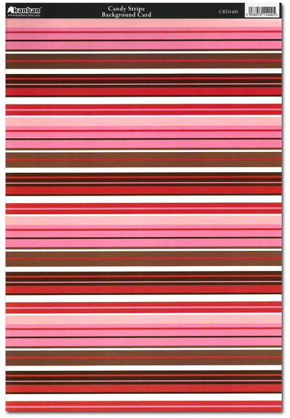 Kanban Patterned Card - Candy Stripe (CRD1400)