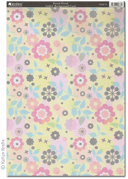 Kanban Patterned Card - Pastel Floral (900878)
