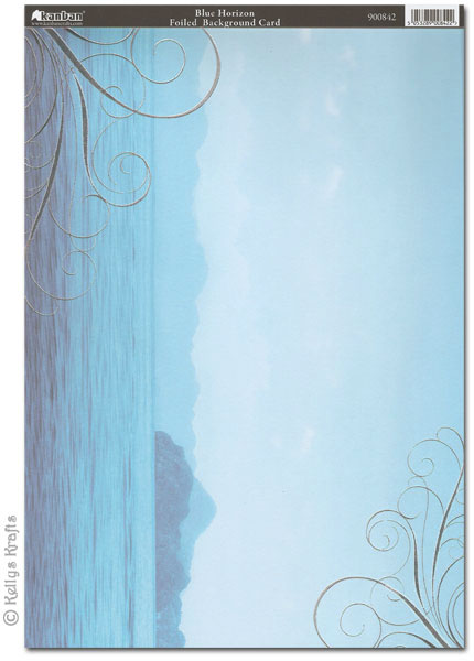 Kanban Patterned Card - Blue Horizon (900842)