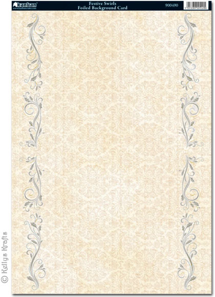 Kanban Patterned Card - Festive Swirls (900490)