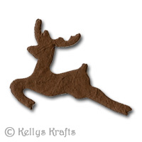 Mulberry Reindeer Die Cut Shape - Chocolate Brown (Set of 5)