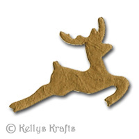 Mulberry Reindeer Die Cut Shape - Caramel Brown (Set of 5)