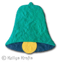 Mulberry Bell Die Cut Shape - Turquoise