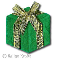 Mulberry Present / Gift Die Cut Shape - Green