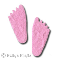 Mulberry Pair of Feet, Pink - 5 Sets
