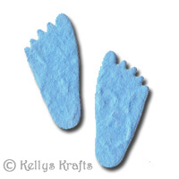 Mulberry Pair of Feet, Blue - 5 Sets