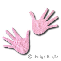 Mulberry Pair of Pink Hands - 5 Sets