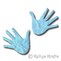 Mulberry Pair of Blue Hands - 5 Sets