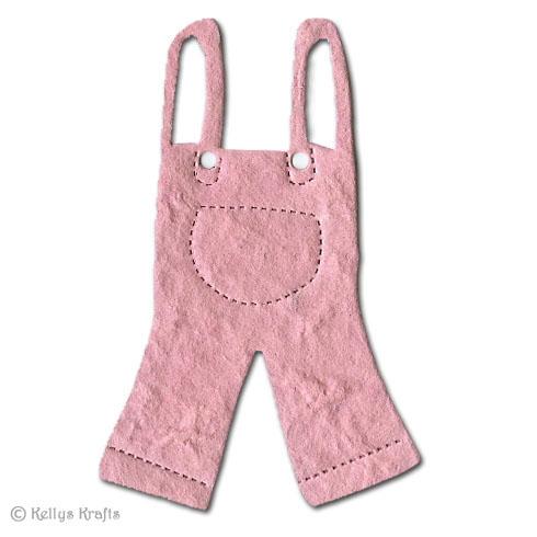Mulberry Dungarees Die Cut Shape - Pink
