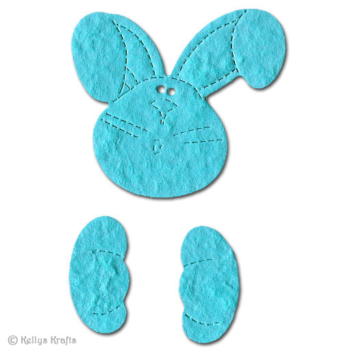 Mulberry Bunny Face & Paws - Blue