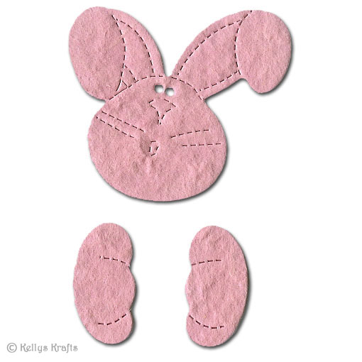 Mulberry Bunny Face & Paws - Pink