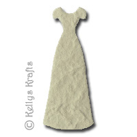 Mulberry Party Gown Die Cut Shape - Cream