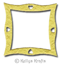 Mulberry Frame (with Heart Design) - Yellow