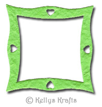 Mulberry Frame (with Heart Design) - Green