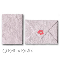 Mulberry Mini Card Blank + Matching Envelope - White