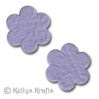 Mulberry Die Cut Flowers - Lilac/Lavendar (Pack of 10)