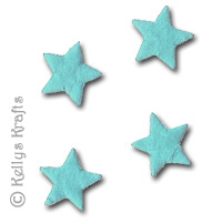 Small Mulberry Die Cut Stars - Light Blue (Pack of 10)