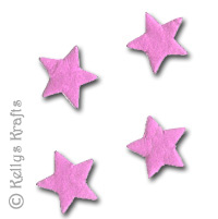 Small Mulberry Die Cut Stars - Pink (Pack of 10)