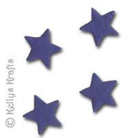 Small Mulberry Die Cut Stars - Navy Blue (Pack of 10)
